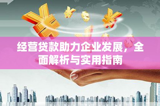 乳源经营贷款助力企业发展，全面解析与实用指南