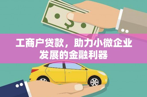 乳源工商户贷款，助力小微企业发展的金融利器