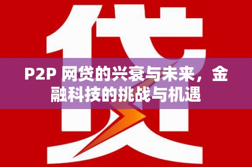 乳源P2P 网贷的兴衰与未来，金融科技的挑战与机遇