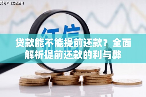 乳源贷款能不能提前还款？全面解析提前还款的利与弊