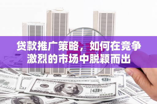 乳源贷款推广策略，如何在竞争激烈的市场中脱颖而出