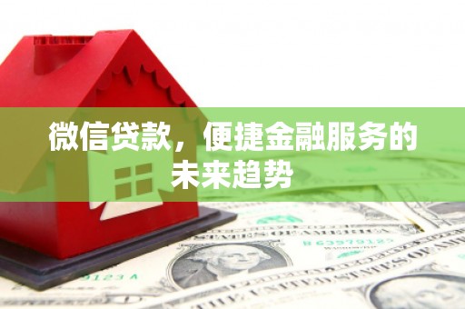 乳源微信贷款，便捷金融服务的未来趋势