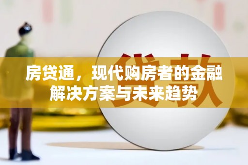 乳源房贷通，现代购房者的金融解决方案与未来趋势