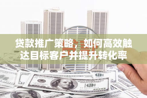 乳源贷款推广策略，如何高效触达目标客户并提升转化率