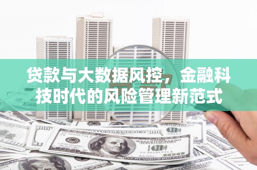 乳源贷款与大数据风控，金融科技时代的风险管理新范式