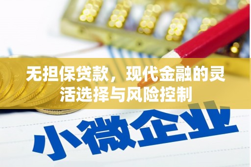 乳源无担保贷款，现代金融的灵活选择与风险控制