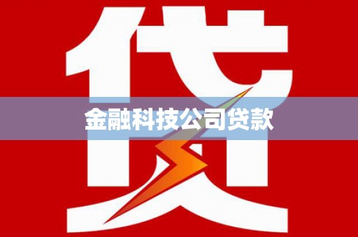乳源金融科技公司贷款