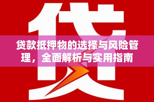 乳源贷款抵押物的选择与风险管理，全面解析与实用指南