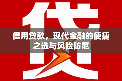 乳源信用贷款，现代金融的便捷之选与风险防范