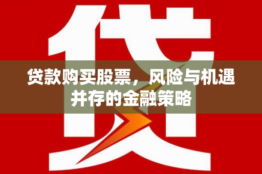 乳源贷款购买股票，风险与机遇并存的金融策略