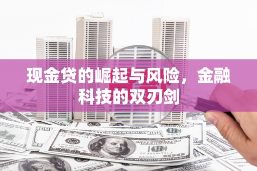 乳源现金贷的崛起与风险，金融科技的双刃剑