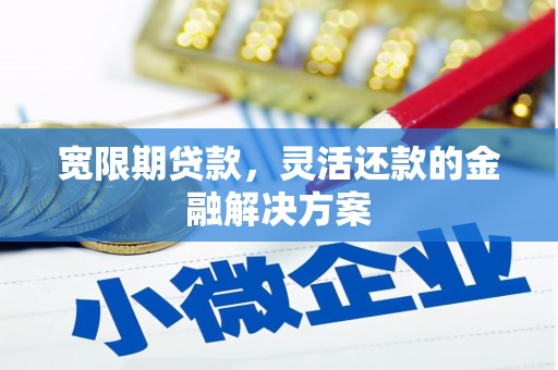 乳源宽限期贷款，灵活还款的金融解决方案