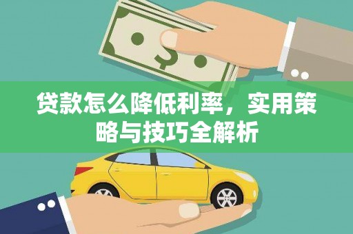 乳源贷款怎么降低利率，实用策略与技巧全解析