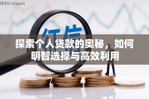乳源探索个人贷款的奥秘，如何明智选择与高效利用
