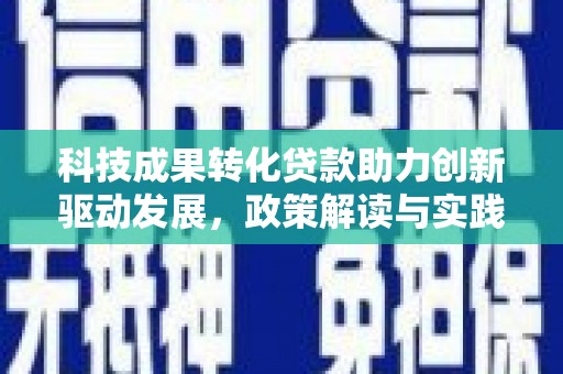 乳源科技成果转化贷款助力创新驱动发展，政策解读与实践探索