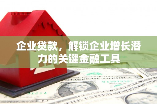 乳源企业贷款，解锁企业增长潜力的关键金融工具