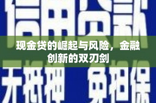 乳源现金贷的崛起与风险，金融创新的双刃剑