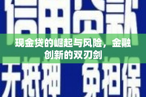 乳源现金贷的崛起与风险，金融创新的双刃剑