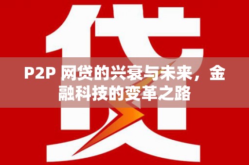 乳源P2P 网贷的兴衰与未来，金融科技的变革之路