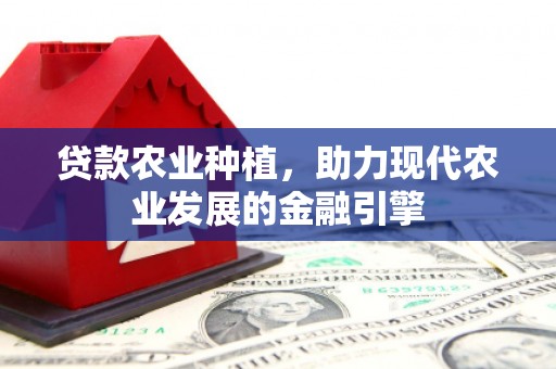 乳源贷款农业种植，助力现代农业发展的金融引擎