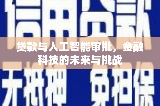 乳源贷款与人工智能审批，金融科技的未来与挑战