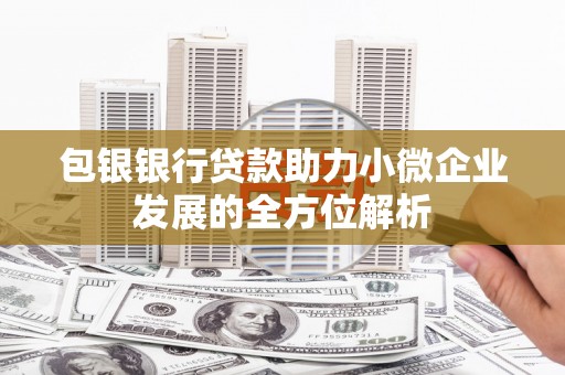乳源包银银行贷款助力小微企业发展的全方位解析