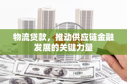 乳源物流贷款，推动供应链金融发展的关键力量