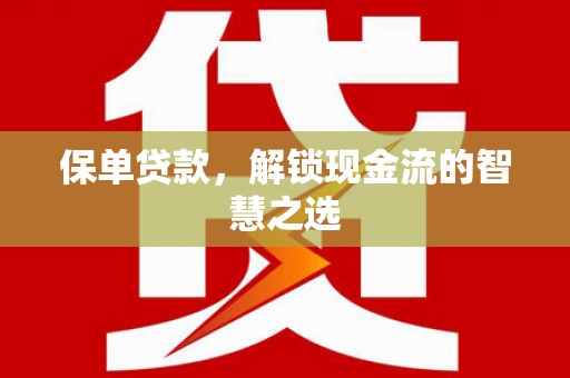 乳源保单贷款，解锁现金流的智慧之选