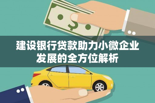 乳源建设银行贷款助力小微企业发展的全方位解析