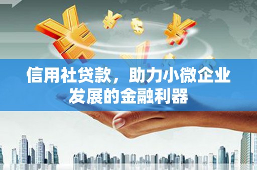 乳源信用社贷款，助力小微企业发展的金融利器