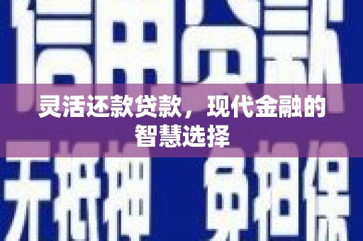 乳源灵活还款贷款，现代金融的智慧选择