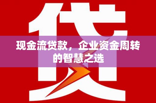 乳源现金流贷款，企业资金周转的智慧之选